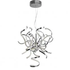Sompex Loftlampe Weed LED Silver - Højde 300 Cm