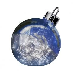 Sompex Dekorationskugle Ornament Blå 30 Blå - Højde 30 Cm