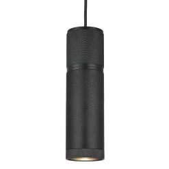 Halo Design Halo- The Pendant Cylinder I Metal Sort Ø12 2,5m Kabel