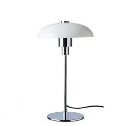 DybergLarsen Dyberg Larsen Opera Table Lamp Opal Plated Chrome D24