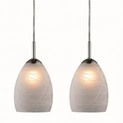 Halo Design WINNER Pendel Sæt 2L Mat-deco-glas - 730438