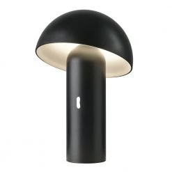Sompex Lampe Svamp Matt Sort - Højde 25 Cm