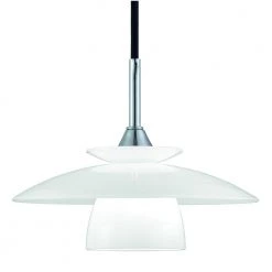 Halo Design SCANDINAVIA Pendel Ø20 Opal/krom