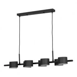 Homeshop Pendel Lampe I Sort Med Stofledning På 200 Cm Pære: 8 X G9/2,5W LED IP20 - 6409119 -homeshop Salgsbutik unnamed file 201