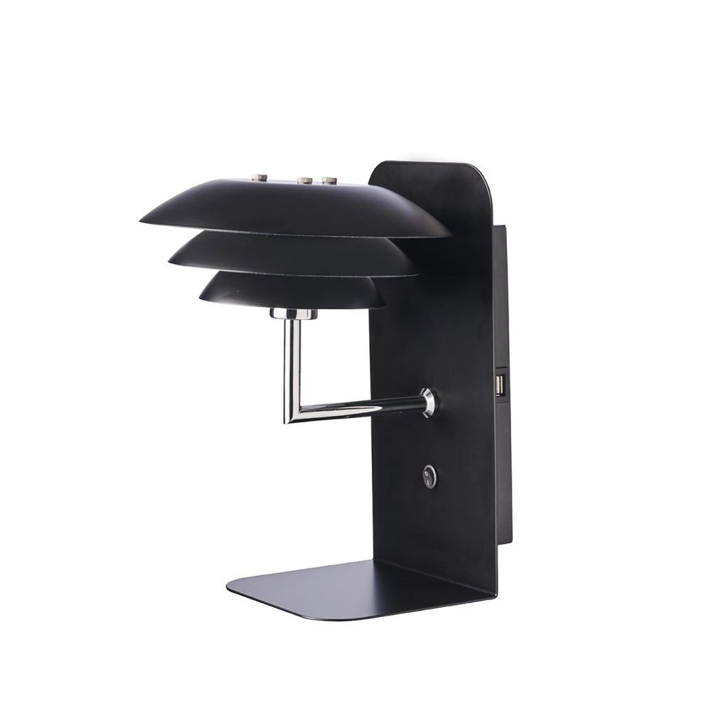 DybergLarsen Dyberg Larsen DL20 USB Shelf Matt Black 3 DybergLarsen Dyberg Larsen DL20 USB Shelf Matt Black