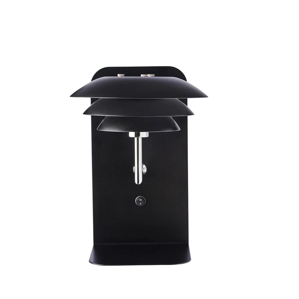 DybergLarsen Dyberg Larsen DL20 USB Shelf Matt Black 4 DybergLarsen Dyberg Larsen DL20 USB Shelf Matt Black - Billede 2