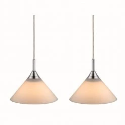 Halo Design SKOMAGER Pendel Sæt 2L Opal Glas - 730469