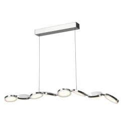 Sompex Loftlampe Konge, 8lys Krom - Højde 150 Cm