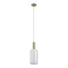 Homeshop Pendel Pendel I Cylinderformet Hvidt Glas Og Messingfatningn150 Cm Stofledning Pære: E27/40W - 6406200 -homeshop Salgsbutik unnamed file 2219