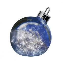 Sompex Dekorationskugle Ornament Blå 20 Blå - Højde 30 Cm