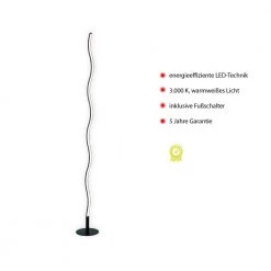 Leuchten Direkt - WAVE Gulvlampe - Sort -homeshop Salgsbutik unnamed file 2368