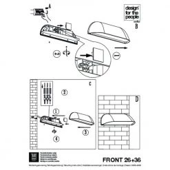 Nordlux Front 26 Væg Sort Lampe -homeshop Salgsbutik unnamed file 2501
