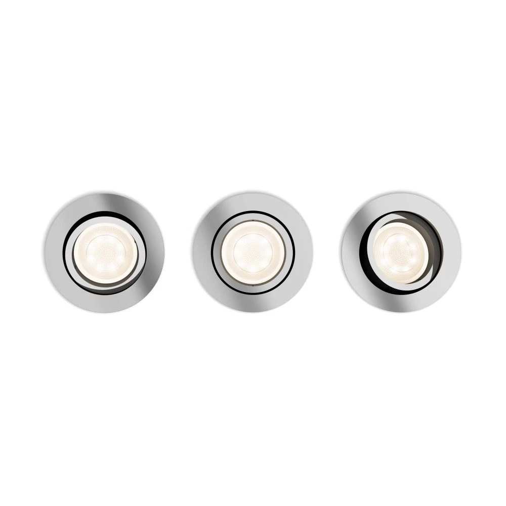 Philips MyLiving SHELLBARK Recessed Chrome 3x4.5W SELV - 8718696160305 5 Philips MyLiving SHELLBARK Recessed Chrome 3x4.5W SELV - 8718696160305 - Billede 3