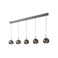 Villeroy & Boch Loftlampe Tokio - Metal Satin/Røgfarvet Glas VB-96750