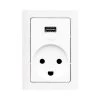 Lauritz Knudsen LK Fuga Stikkontak Usb Lader 1 1/2 Modul, Usb, 5v Hvid - 506D67111L -homeshop Salgsbutik unnamed file 2672