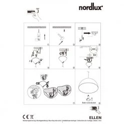 Nordlux Ellen 30 Pendel E27 Hvid Lampe -homeshop Salgsbutik unnamed file 2842