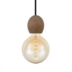 Halo Design LIGHT Fatningssæt E27 Mørk-træ - 716814