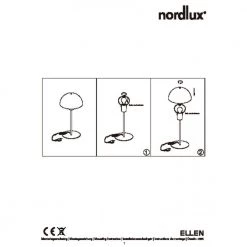 Nordlux Ellen Bord Lampe - Sort -homeshop Salgsbutik unnamed file 3048