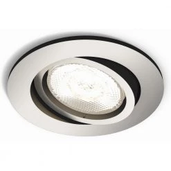Philips Shellbark LED-indbygningsspot, Mat Krom 1x4,5W