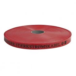 DVA Blue Electric Markeringsbånd 25x0,3mm 250m Rød Stærkstrøm - 9510012