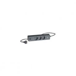 Lauritz Knudsen LK Designstikdåse M/afb.&2 Usb,1,5 Ledning Hvid - 210A66151L