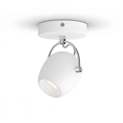 Philips MyLiving RIVANO Single Spot Hvid 1x4.3W SELV - 8718696169605