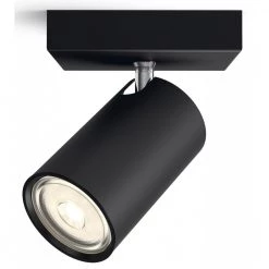 Philips MyLiving Kosipo Spot, Sort 1x5,5W