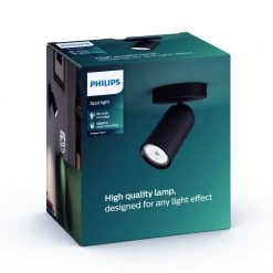 Philips MyLiving PONGEE Single Spot Sort 1xNW - 8718696164785 -homeshop Salgsbutik unnamed file 3565