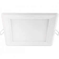 Philips Firkantet Hadron LED-downlight, Hvid 1x12W