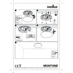 Nordlux Montone 25 - 2700k - Hvid Lampe