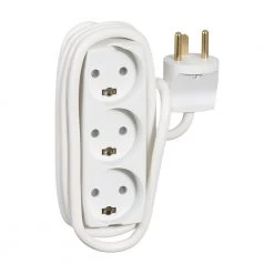 Lauritz Knudsen LK Stikdåse 3r M/j M/l Hvid - 210A12351L