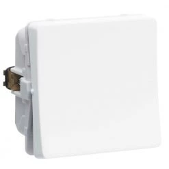 Lauritz Knudsen LK Fuga Afbryder 1-pol 1 Modul Hvid - 542D60011L