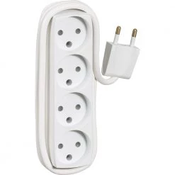 Lauritz Knudsen Stikdåse 4r M/l Bs.hvid - 210A62311L