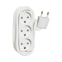 Lauritz Knudsen Stikdåse 3r M/l Bs.hvid - 210A62331L