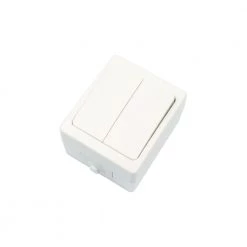 Elworks Afbryder Stænktæt Kroneafbr. Hvid - 9-821-1