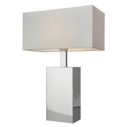 Sompex Lampe Block 66 Silver-Hvid - Højde 66 Cm