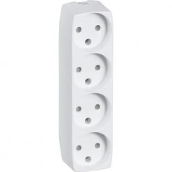 Lauritz Knudsen LK Stikdåse 4r U/l Hvid - 210A16031L