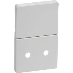 Lauritz Knudsen LK Fuga Afdækning Stikkontakt 1 1/2 Modul, U/jord Lysegrå - 530D59211L