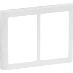 Lauritz Knudsen LK Fuga Soft Design + Ramme 2 X 1 1/2 Modul Hvid - 560D62151L