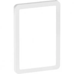 Lauritz Knudsen LK Fuga Slim Design + Ramme 1 1/2 M Hvid - 560D67151L