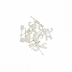 Schneider Electrics Schneider Clips Hvid 25 Stk Ledningsclips Rund 5-7 - Imt37424