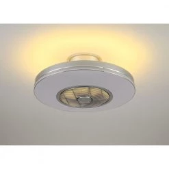 Halo Design Ventilator Plafond Med Lys 36W/12W17W Motor, 3000-4000-6000K. Fjernbetjening Medfølger, Kan Reg. I 3 Hastigheder - -homeshop Salgsbutik unnamed file 503