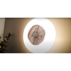 Halo Design Ventilator Plafond Med Lys 36W/12W17W Motor, 3000-4000-6000K. Fjernbetjening Medfølger, Kan Reg. I 3 Hastigheder - -homeshop Salgsbutik unnamed file 508