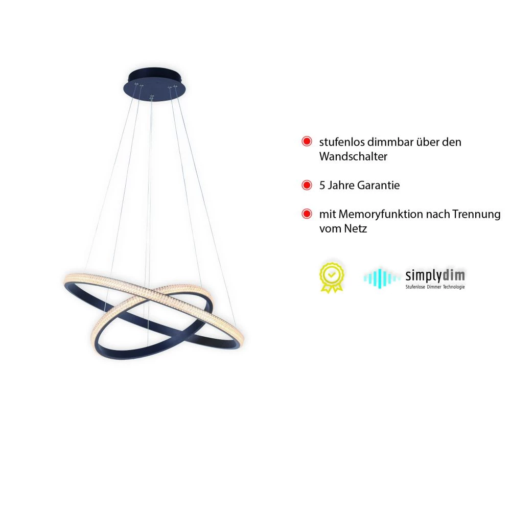 Leuchten Direkt - MUSA Pendel - Sort 4 Leuchten Direkt - MUSA Pendel - Sort - Billede 2