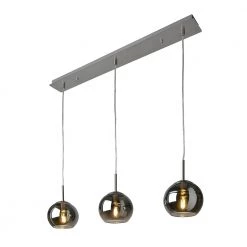 Villeroy & Boch Loftlampe Tokio - Metal Satin/Røgfarvet Glas VB-96740