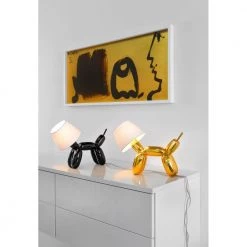 Sompex Lampe Doggy Guld Guldfinish-Hvid - Højde 30 Cm