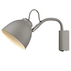 Halo Design NIVÅ Væglampe Ø14 GU10, Grå / Træ